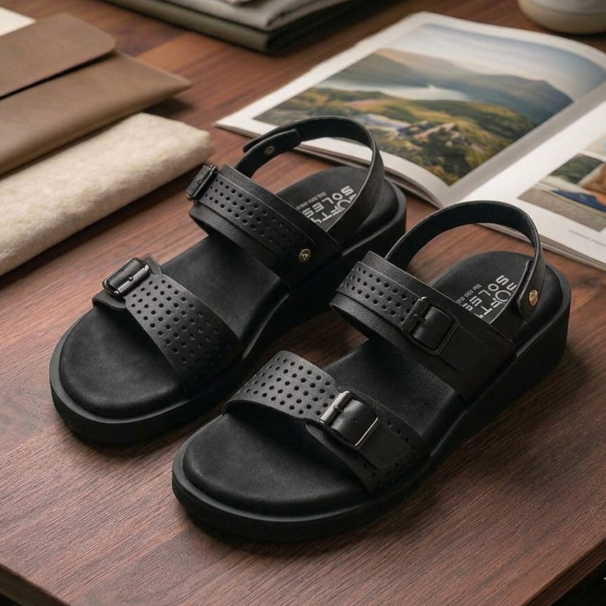 Orthopedic Perforated Slingback Sandal