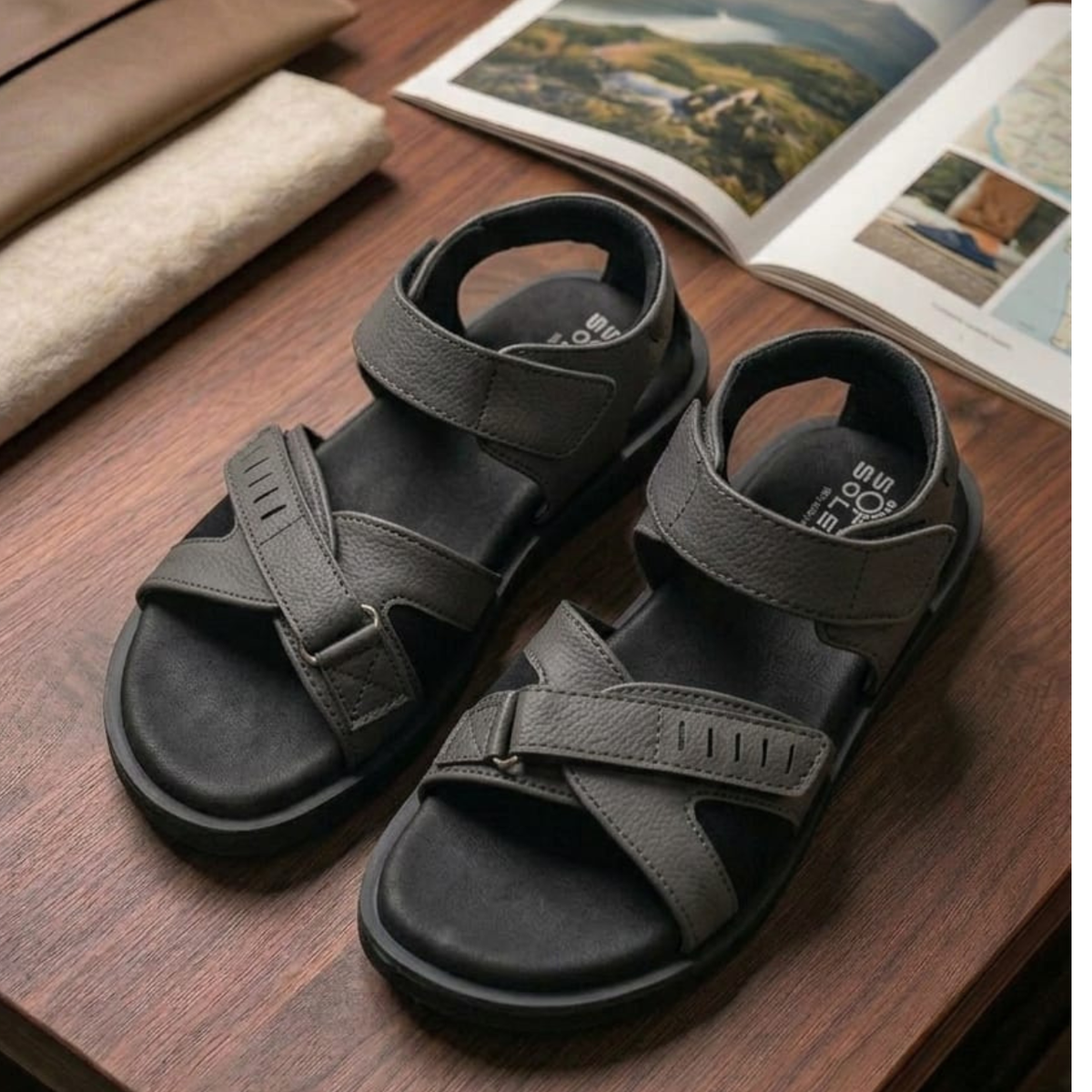 orthopedic back-strap sandals